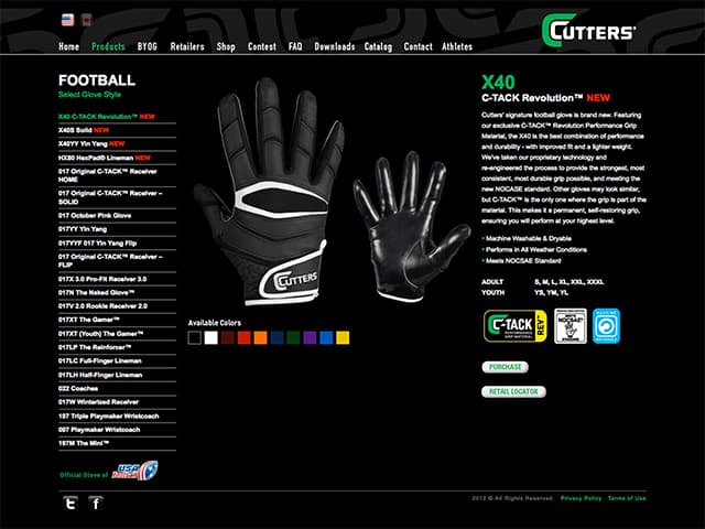 Cutters Gloves (Prior to sale of Company)